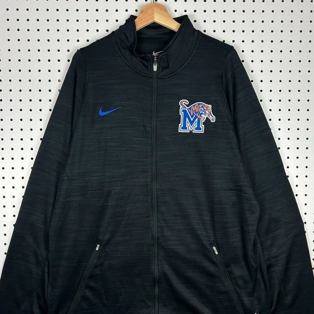 Nike Memphis Tigers Jacket XXLT Basketball‎ Team Issued PE Penny Elite Gray Blue